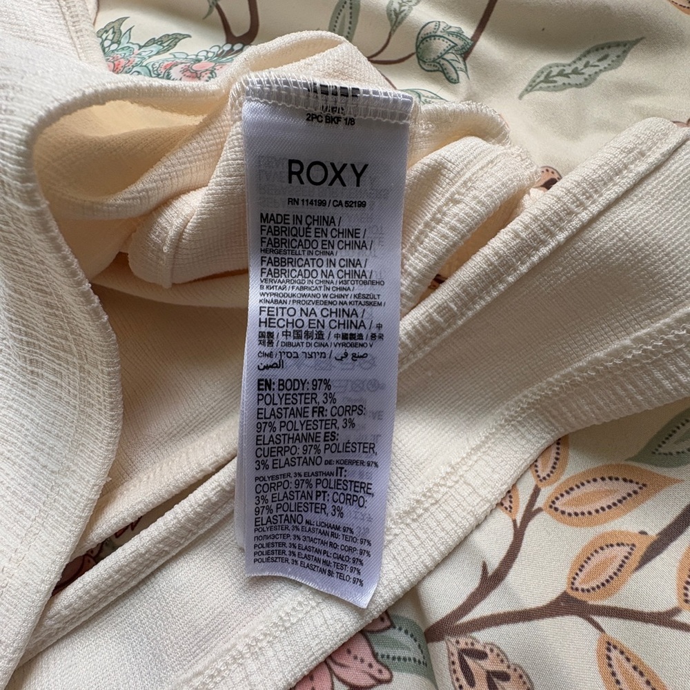 Roxy Off-White Textured Tank Top - Picture 4 of 8